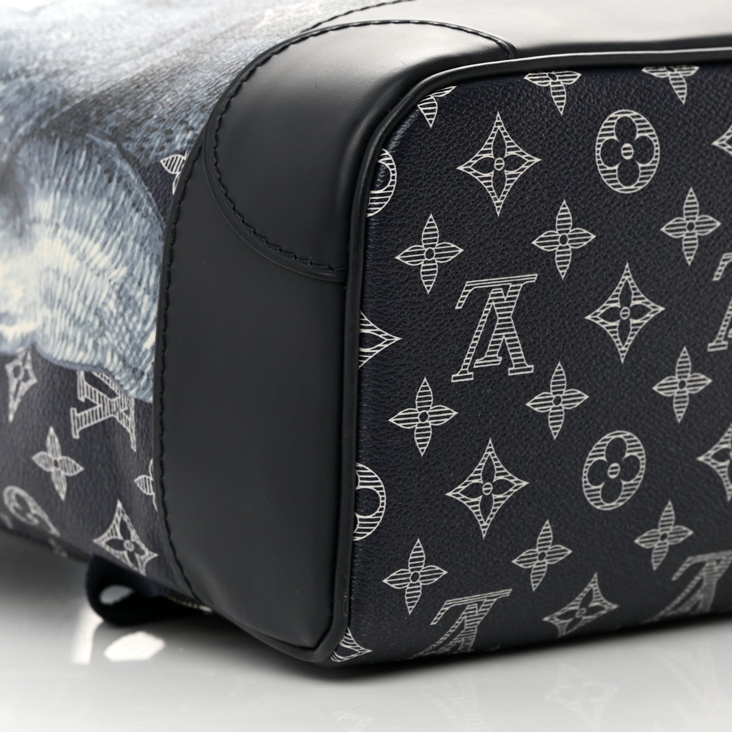 Savane Monogram Elephant Chapman Steamer Backpack Encre