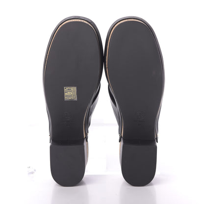 Chanel Calfskin CC Turn Lock Clogs 42 Black 6 of 8