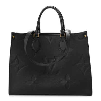 Louis Vuitton Empreinte Monogram Giant Onthego MM Black 1 of 9