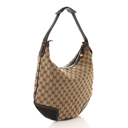 Gucci Monogram Large Princy Hobo Dark Brown 3 of 11
