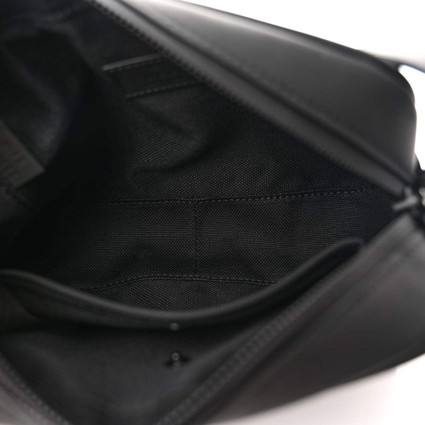 Rubber Effect Monogram GG Crossbody Bag Black