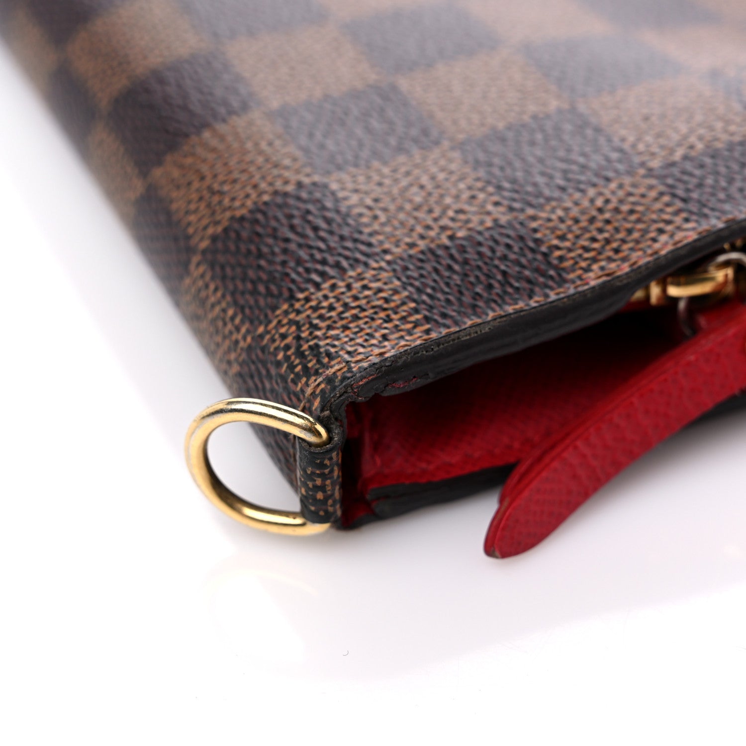 Louis Vuitton Damier Ebene Insolite Wallet Rouge 12 of 16