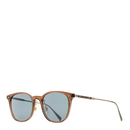 Oliver Peoples Acetate Metal Gerardo Sunglasses Dark Auburn Antique Gold Indigo Photochromic 1 of 7