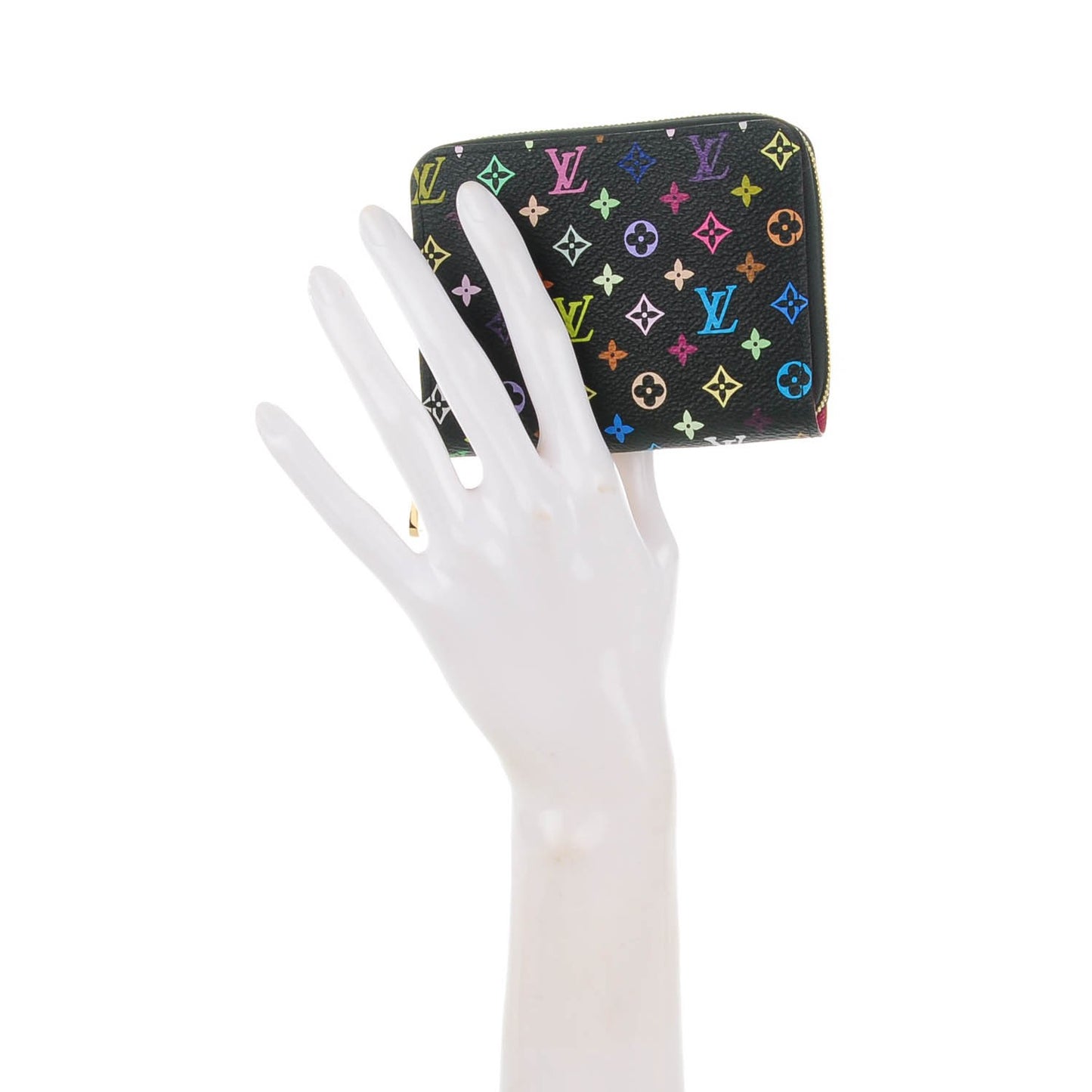 Monogram Multicolor Zippy Coin Purse Black Grenade