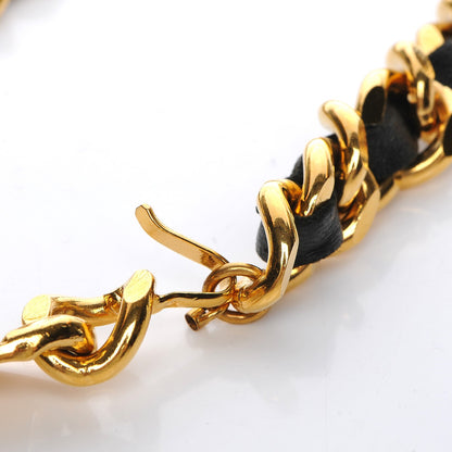Chanel Lambskin Chain 31 Rue Cambon Medallion Belt Gold Black 6 of 7