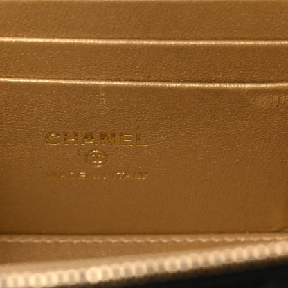 Chanel Lambskin Quilted Small CC Vanity Case Black 15 of 23