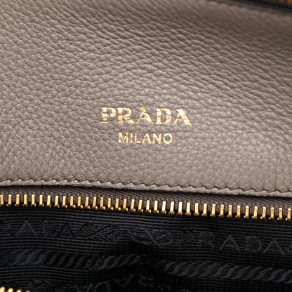 Prada Vitello Daino Shoulder Bag Argilla 6 of 15