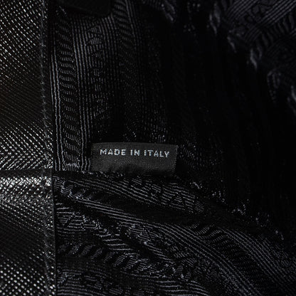 Prada Saffiano Lux Extra Large Galleria Double Zip Tote Black 7 of 10