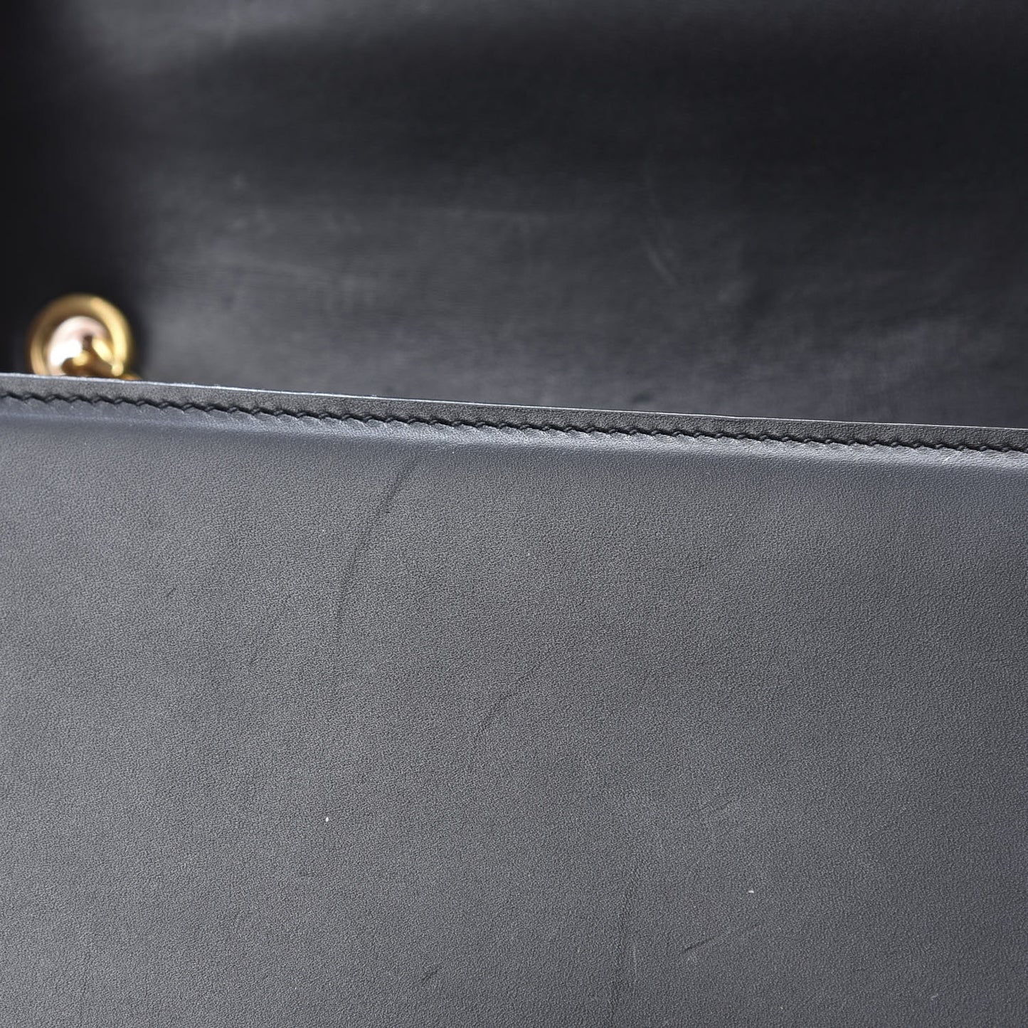Smooth Calfskin Medium Classic Monogram Kate Tassel Satchel Black
