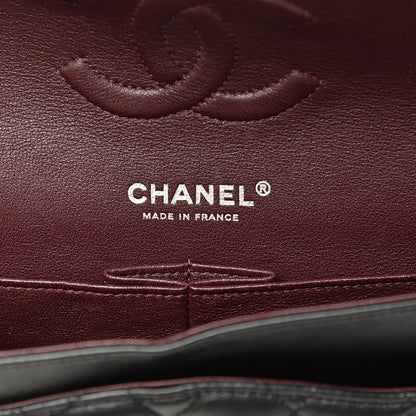 Chanel Lambskin Quilted Medium Double Flap Black 6 of 17