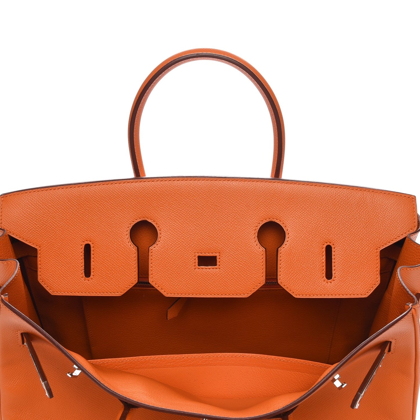 Epsom Birkin 35 Orange