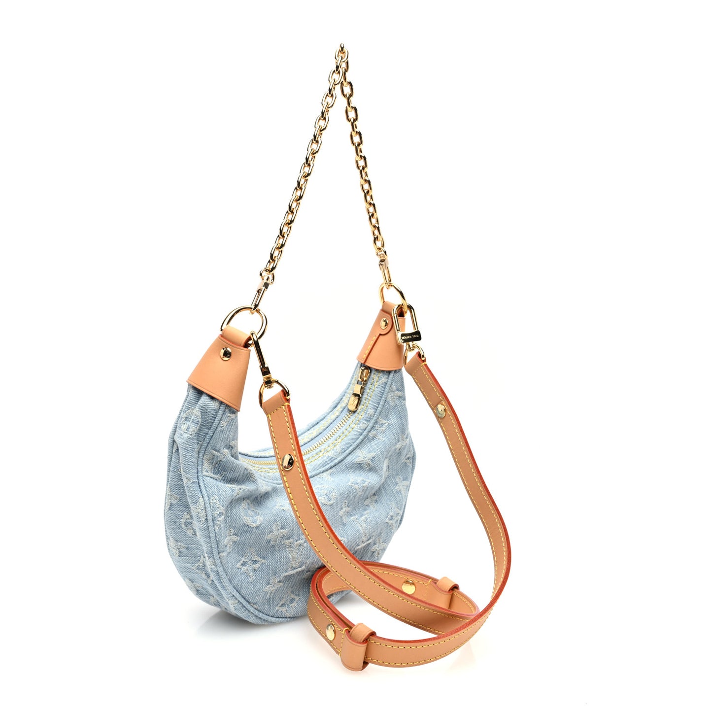 Monogram Denim Loop Sky Denim