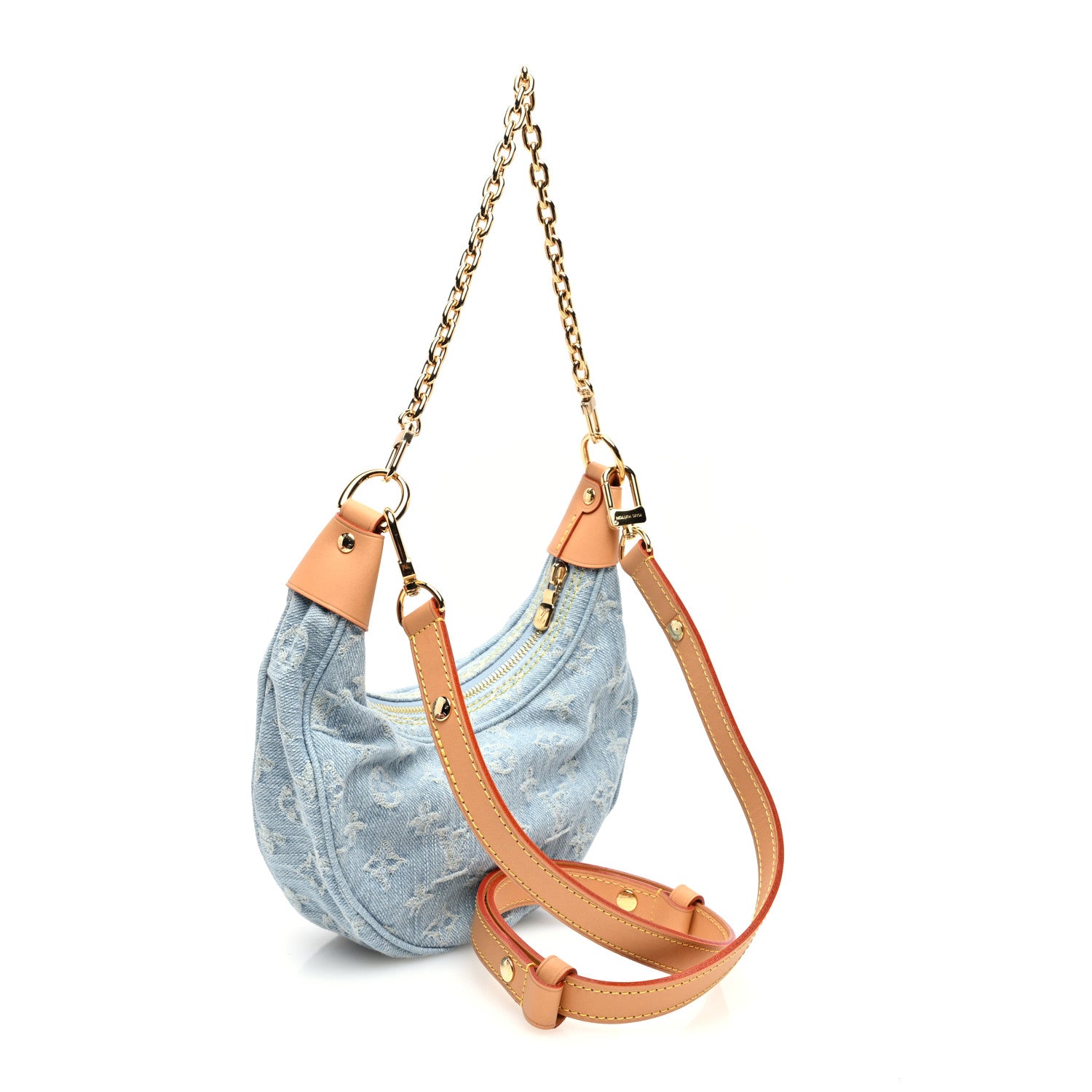 Louis Vuitton Monogram Denim Loop Sky Denim 3 of 9