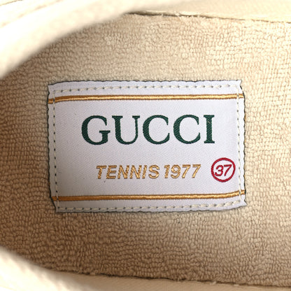 Gucci GG Monogram Womens 1977 Tennis Platform 52mm Sneakers 37 Great White Mystic White 6 of 7