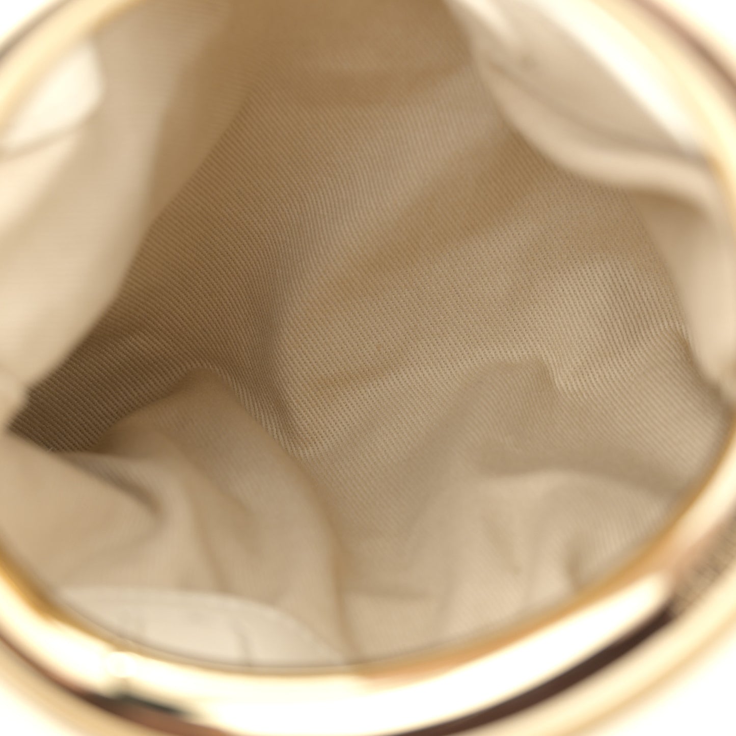 Lambskin Le Calino Ring Top Handle Bag Light Ivory