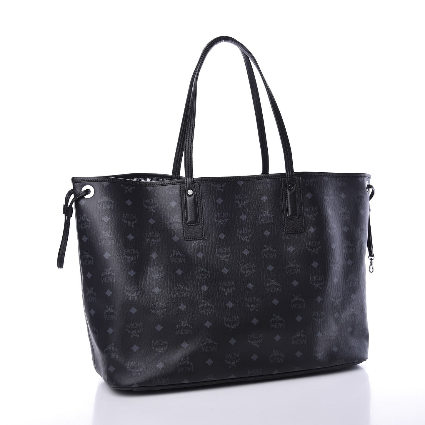 Visetos Large Liz Reversible Shopper Tote Black