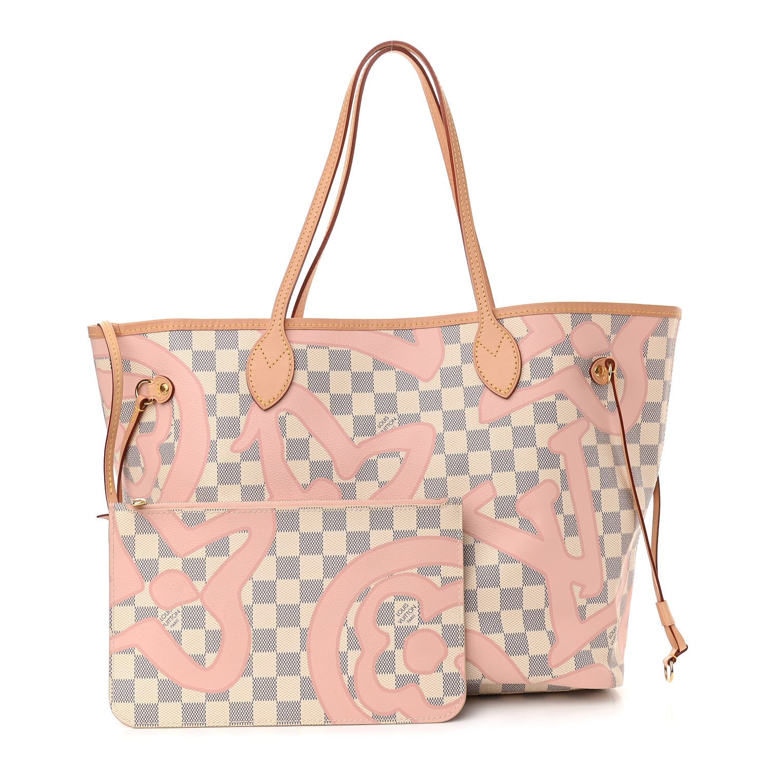 Louis Vuitton Damier Azur Tahitienne Neverfull MM 1 of 10