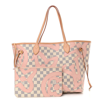Louis Vuitton Damier Azur Tahitienne Neverfull MM 1 of 10