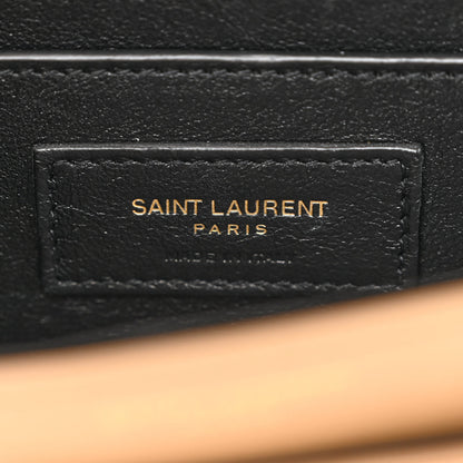 Saint Laurent Smooth Calfskin Small Solferino Satchel Natural Tan 6 of 10