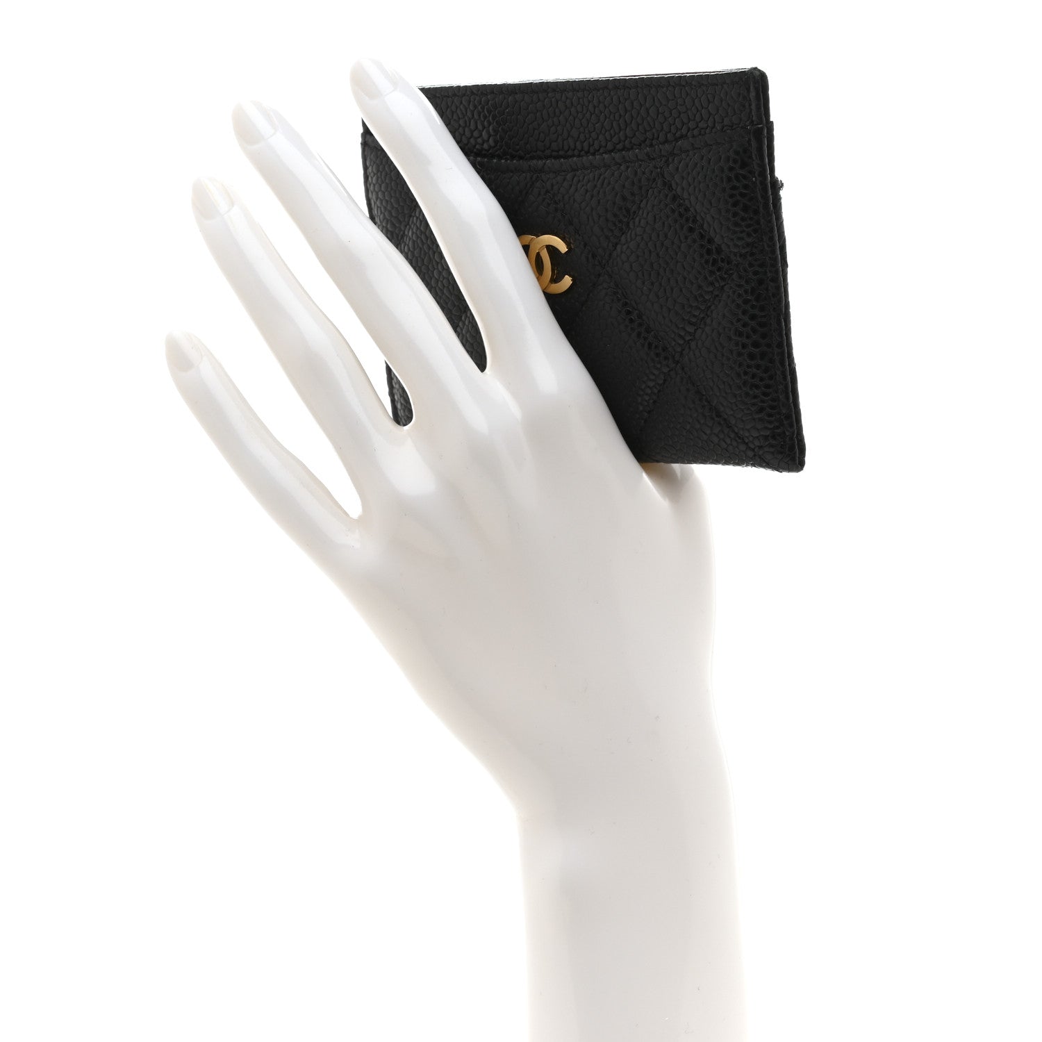 Chanel Caviar Quilted Card Holder Black 2 of 8