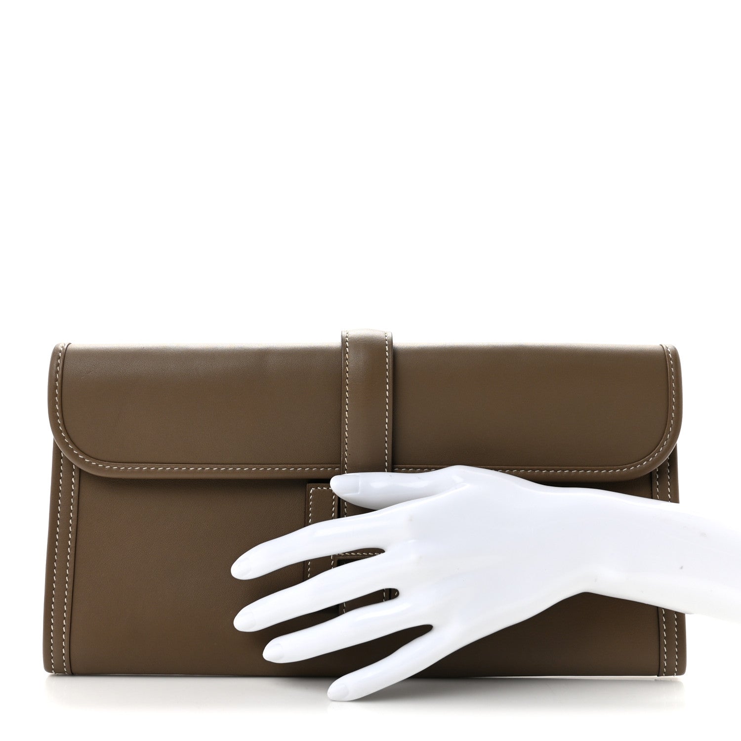 Hermes Swift Jige Elan 29 Clutch Etoupe 2 of 9
