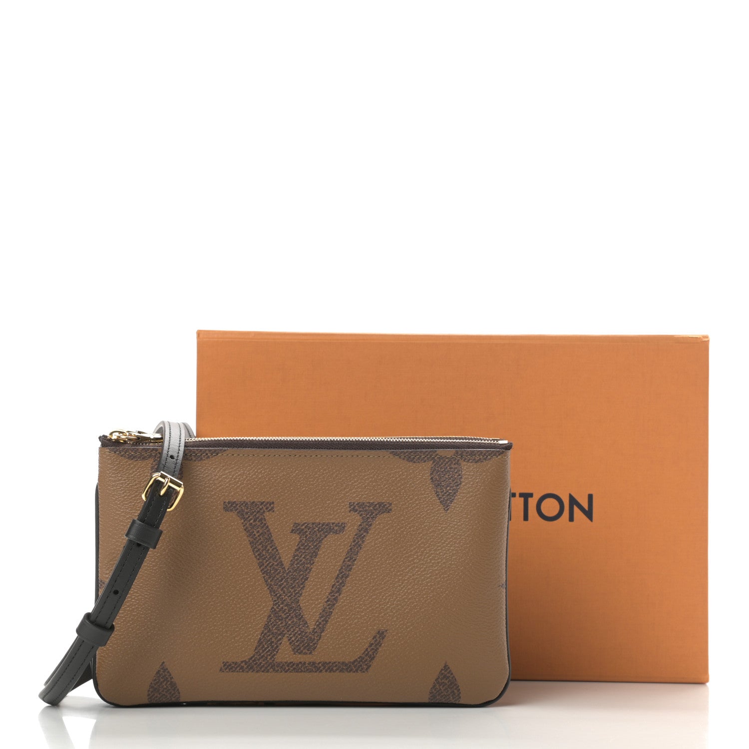 Louis Vuitton Reverse Monogram Giant Double Zip Pochette 12 of 12