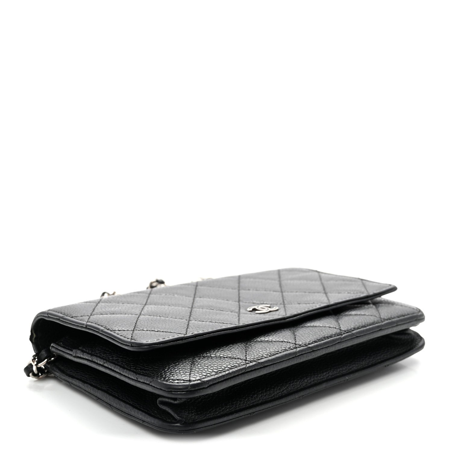 Chanel Caviar Quilted Wallet On Chain WOC Black 4 of 13