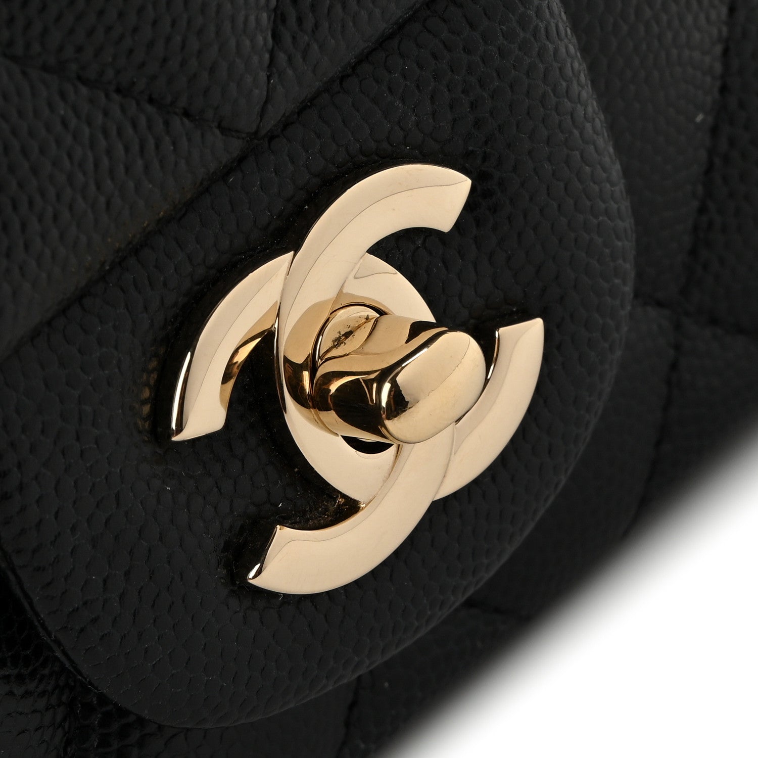Chanel Caviar Quilted Mini Rectangular Flap Black 11 of 12