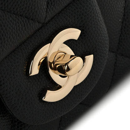 Chanel Caviar Quilted Mini Rectangular Flap Black 11 of 12