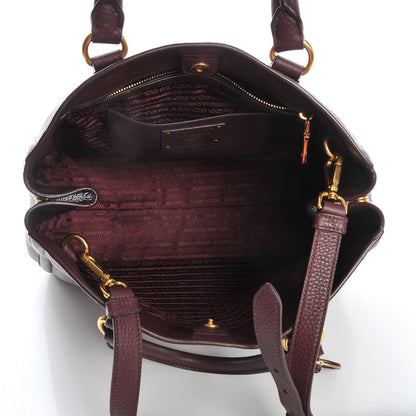 Prada Vitello Daino Tote Granato 5 of 8