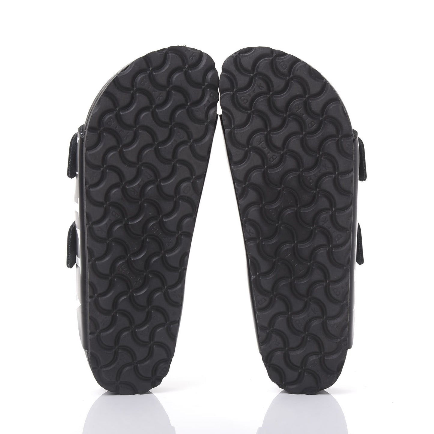 Calfskin VLTN Birkenstock Slide Sandals 37 Black