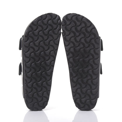 Valentino Garavani Calfskin VLTN Birkenstock Slide Sandals 37 Black 6 of 7