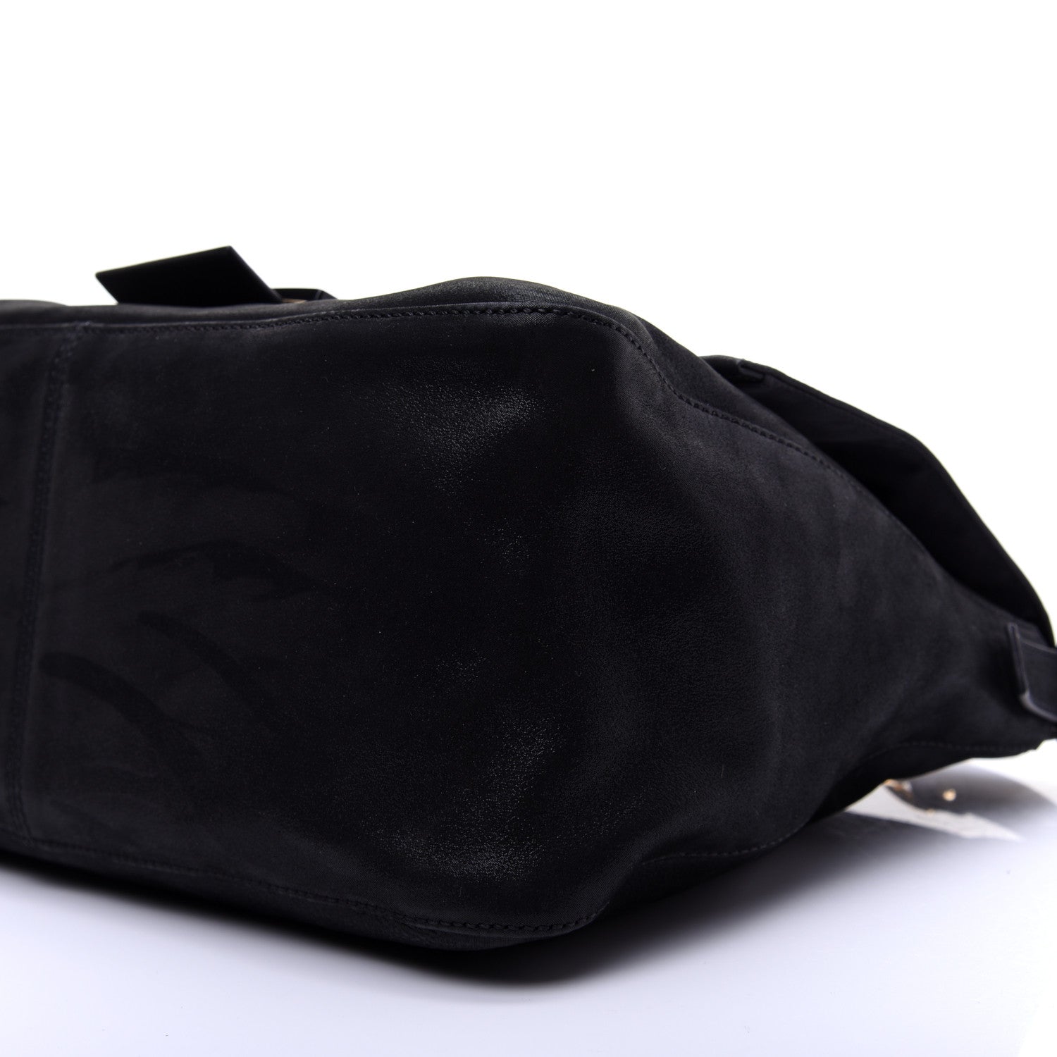 Fendi Vitello Savana Big Mama Baguette Black Tartaruga Natural 7 of 13