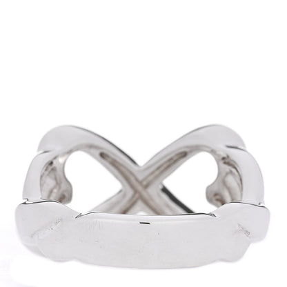 Tiffany Sterling Silver Paloma Picasso Double Loving Heart Ring 52 6 3 of 5