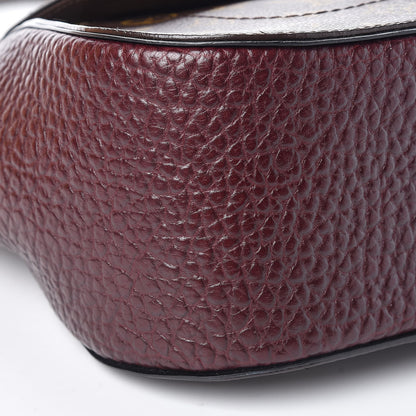 Louis Vuitton Ostrich Lizard Exotique Majestueux Shoulder Bag Bordeaux 7 of 9