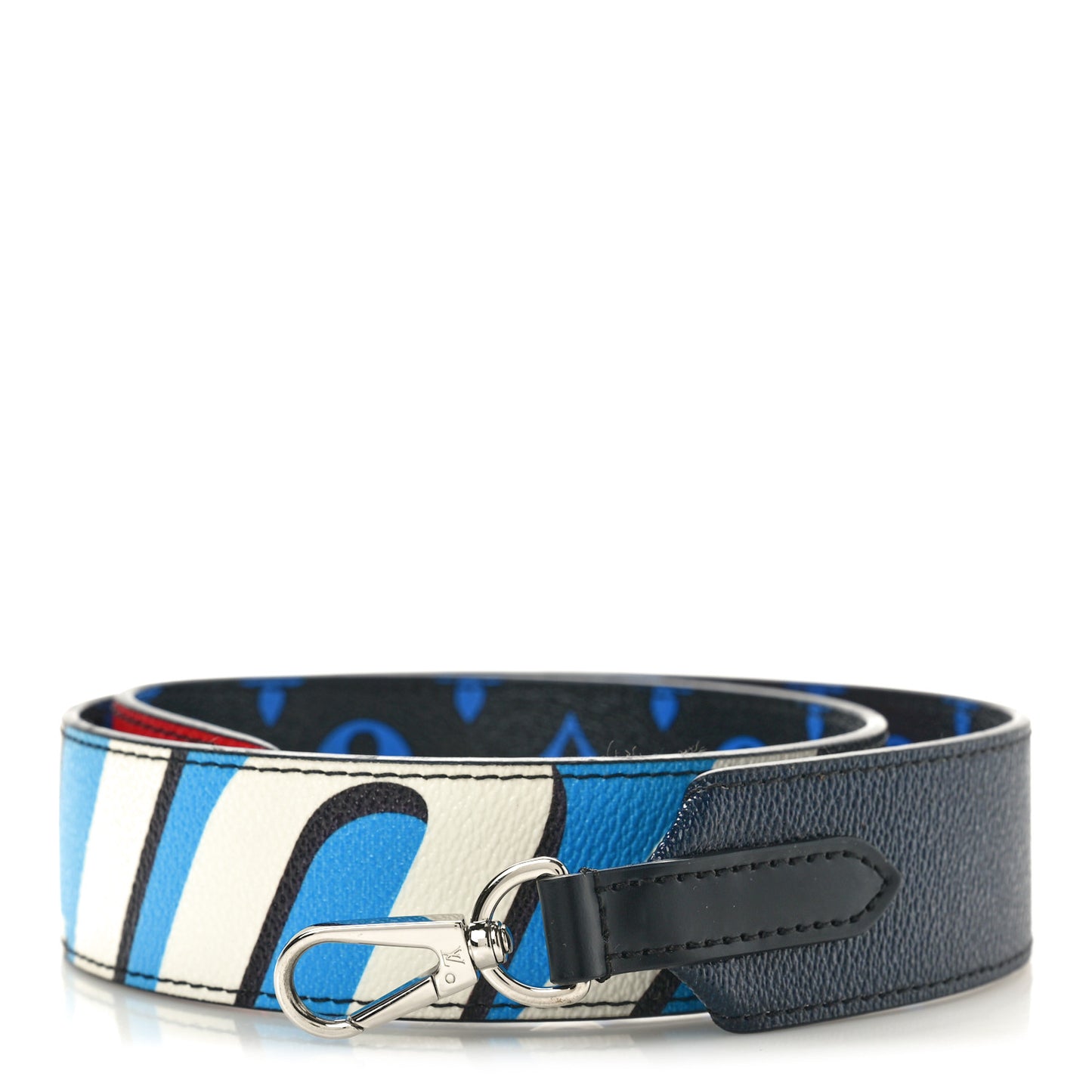 Canvas Bandouliere Shoulder Strap Black Bleu Digital