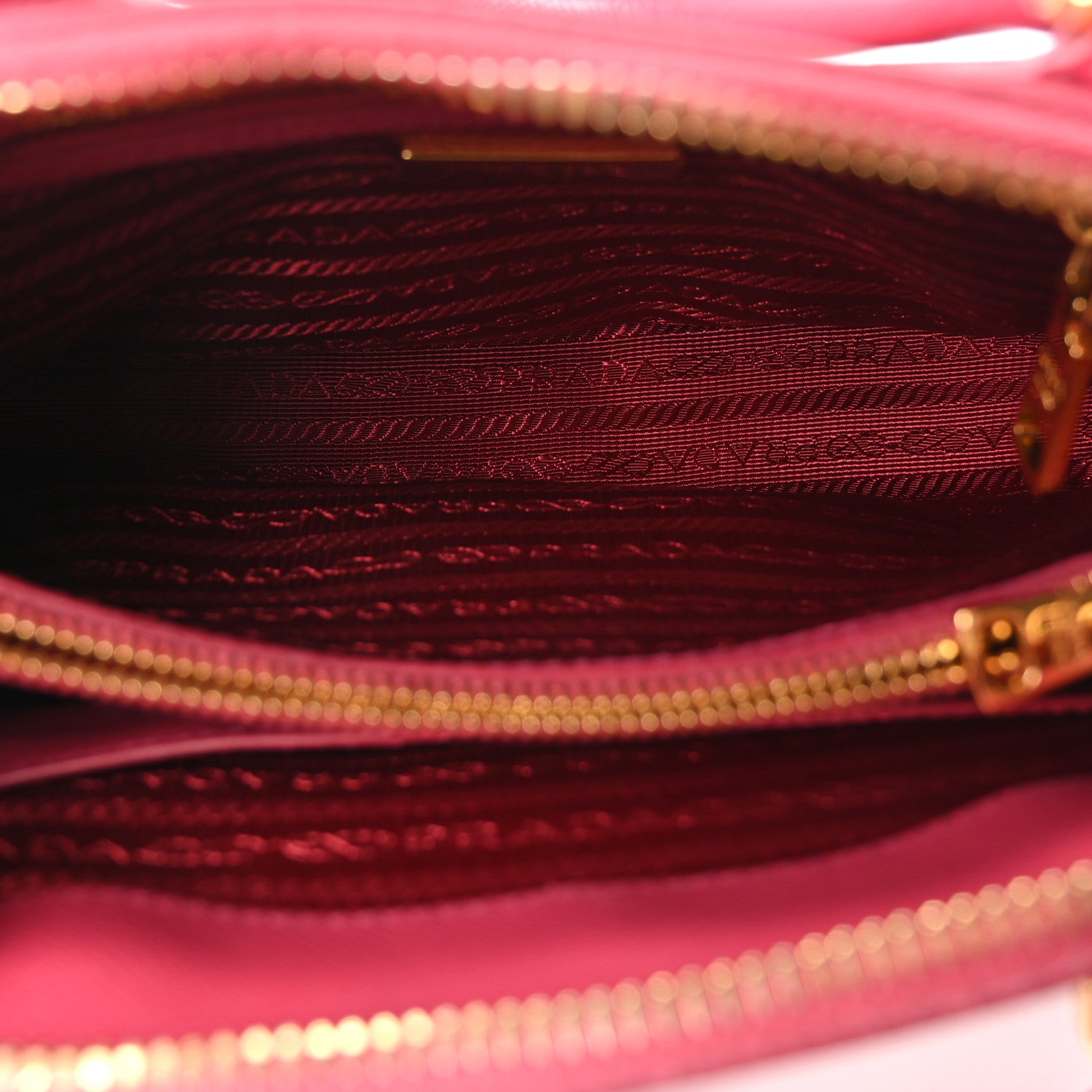 Prada Saffiano Lux Small Promenade Tote Peonia 7 of 13