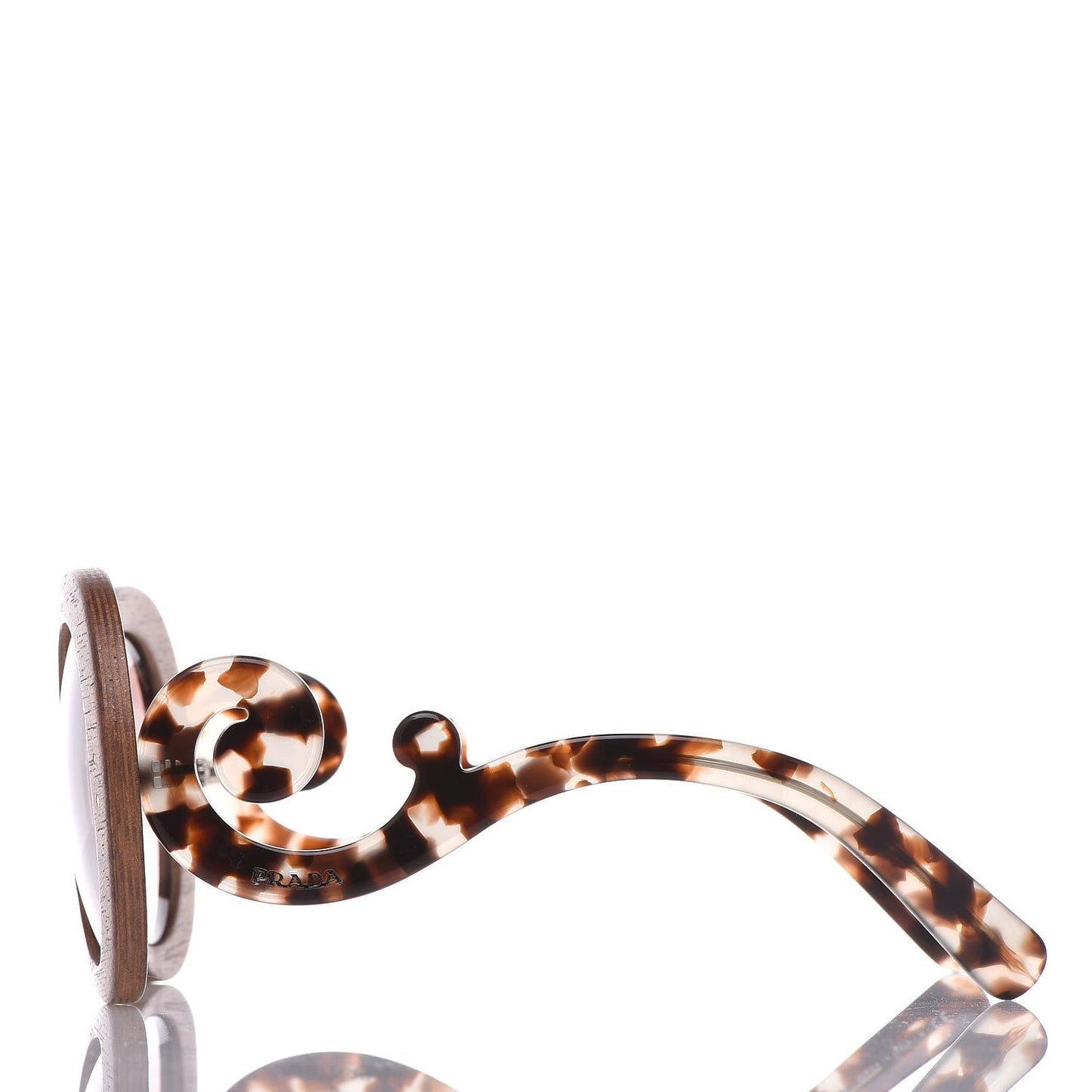 Wooden Baroque Sunglasses SPR 27R Nut Canaletto