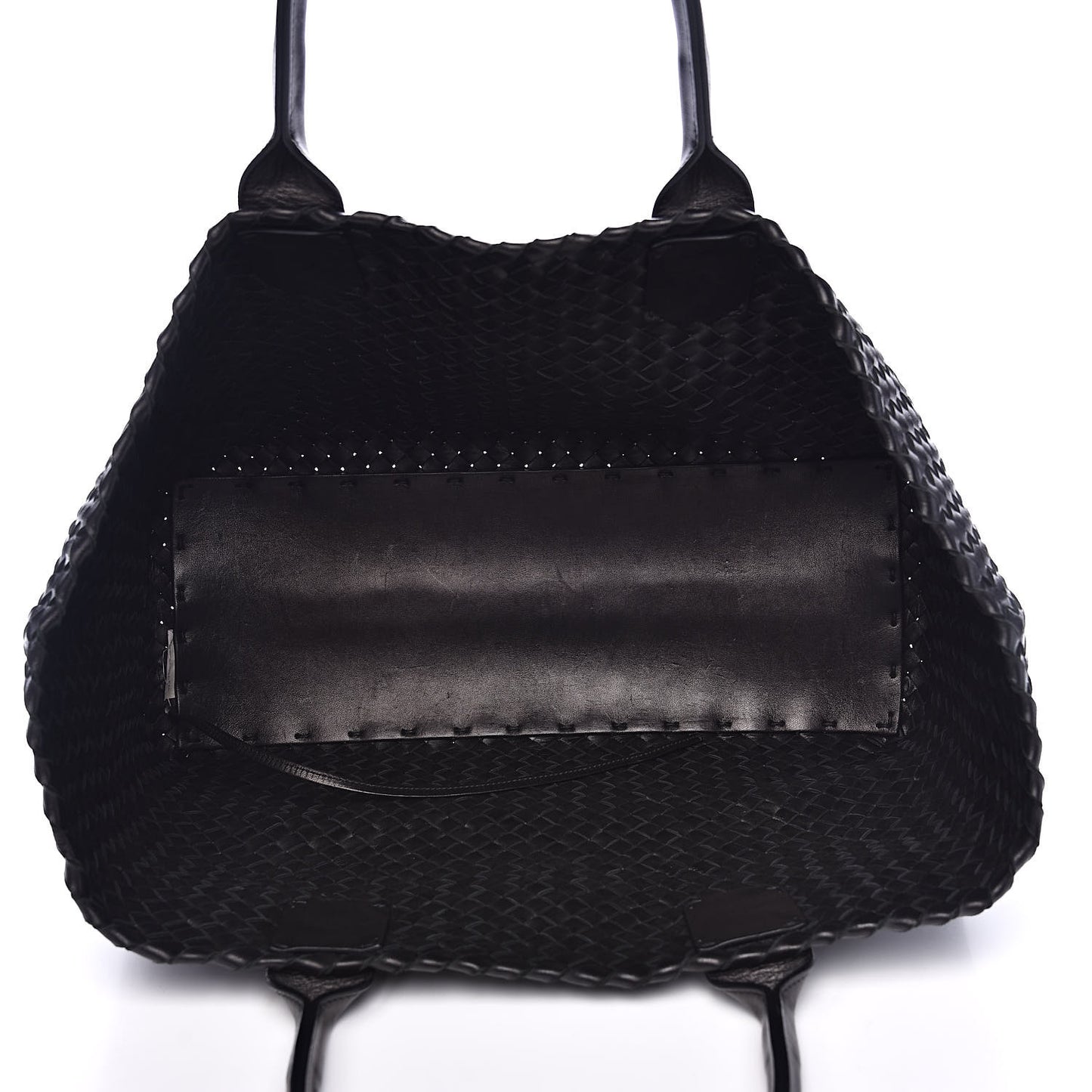 Nappa Intrecciato Medium Cabat Black