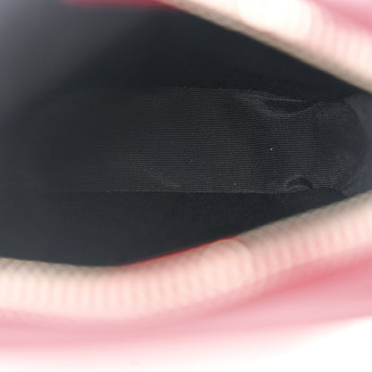 Christian Dior Calfskin Oblique Galaxy Perforated World Tour Messenger Pouch Red White 5 of 10