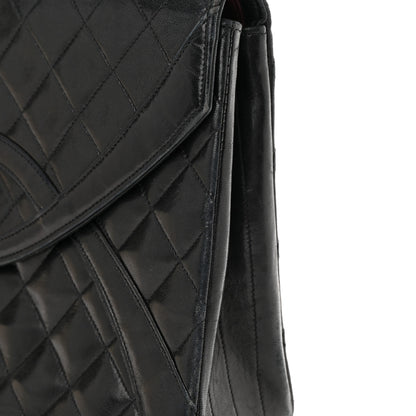 Chanel Lambskin Quilted Paris Medium Single Flap Black 14 of 19