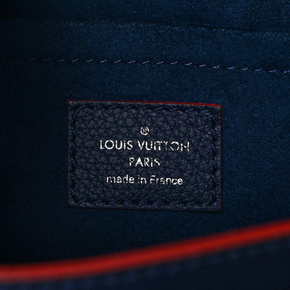 Louis Vuitton Soft Calfskin My Lockme Chain Bag BB Marine Rouge 6 of 8