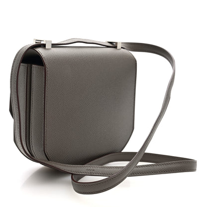 Hermes Epsom Mosaique Au 24-17 Etain 3 of 10