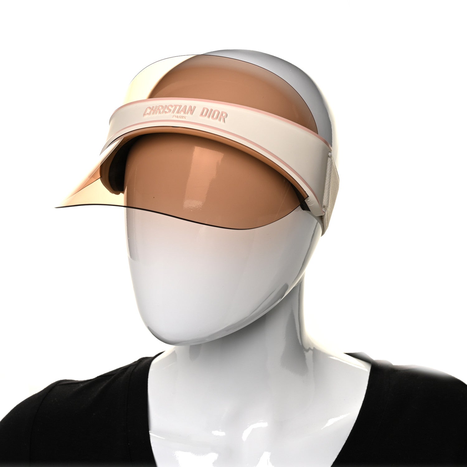 Christian Dior Mirrored DiorClub1 Sun Visor Pink 2 of 8