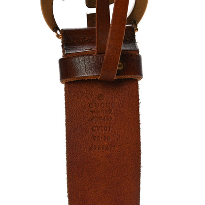 Gucci Faded Calfskin Double G 40mm Belt 95 38 Cuir 4 of 17