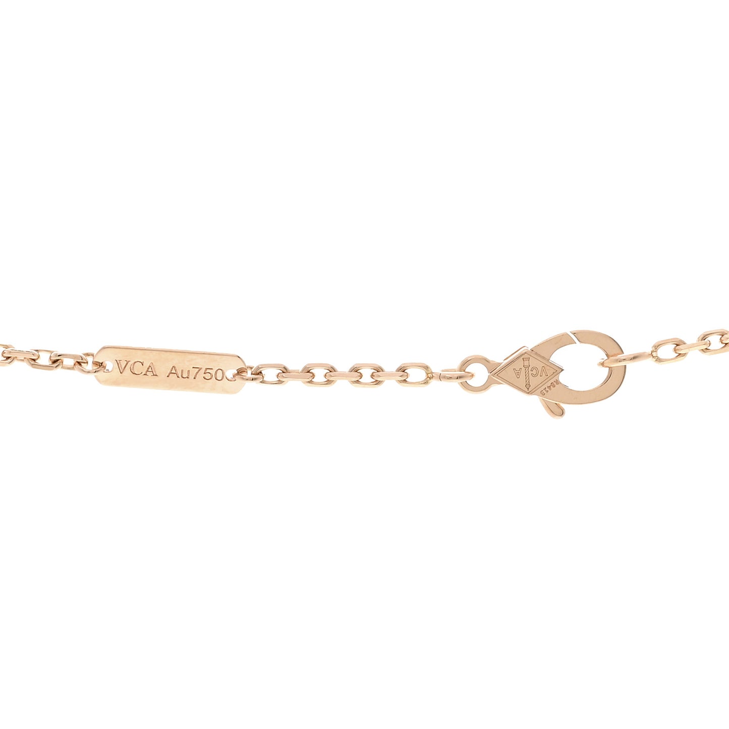 18K Rose Gold Diamond Small Frivole Pendant Necklace