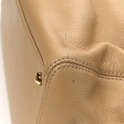 Chanel Calfskin Cerf Executive Shopper Tote Beige 13 of 13