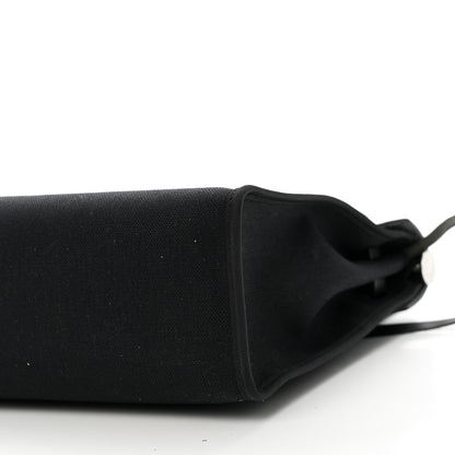 Hermes Military Toile Vache Hunter Herbag Zip PM 31 Black 11 of 11