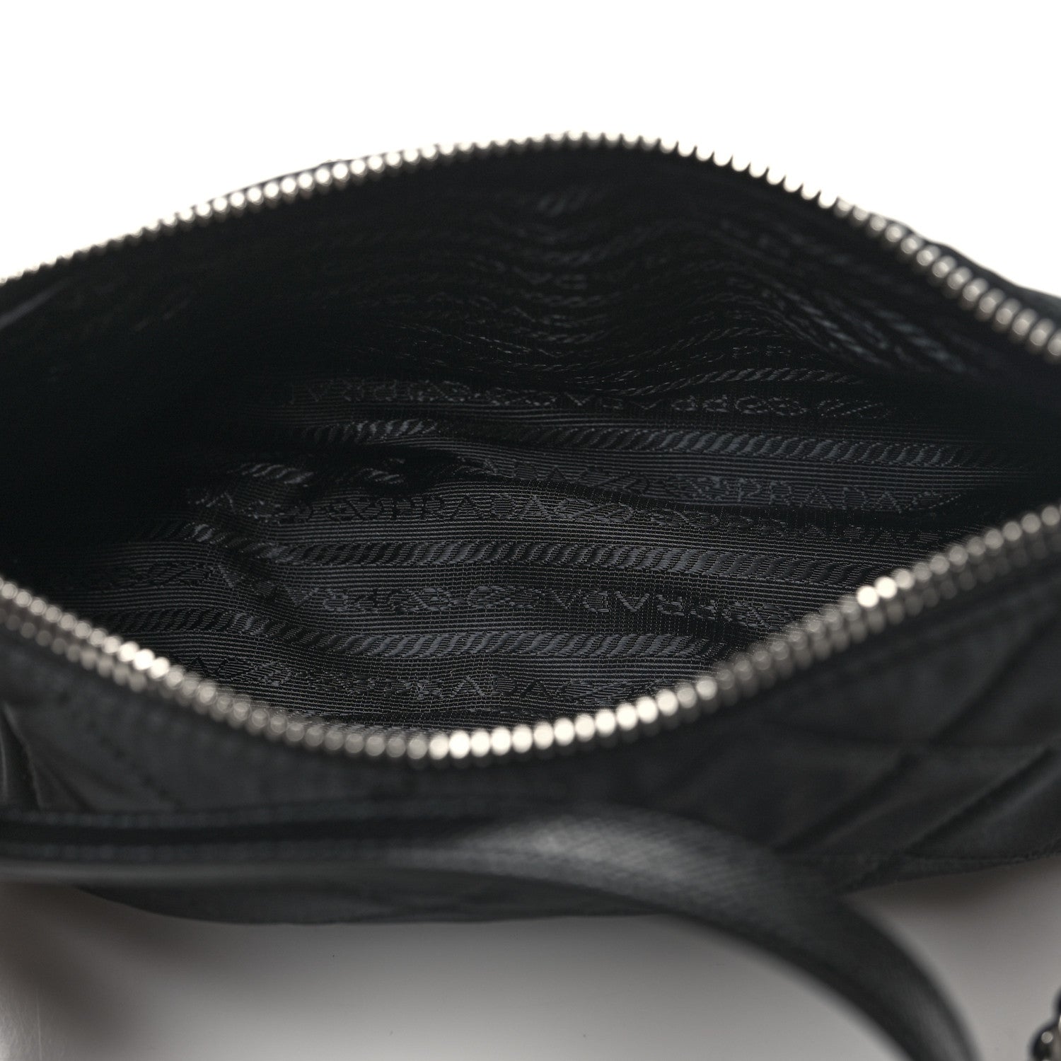 Prada Nylon Tessuto Impuntu Quilted Crossbody Bag Black 5 of 9