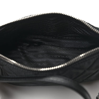 Prada Nylon Tessuto Impuntu Quilted Crossbody Bag Black 5 of 9